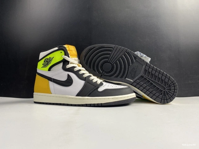 Cheap TBkick HIGH OG 1 'VOLT JORDAN RETRO AIR GOLD' 555088-118 0802